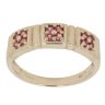 9ct Yellow Gold Pink Gemstone Ring