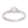9ct White Gold 0.25ct Diamond Solitaire Ring