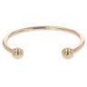 9ct Yellow Gold Plain Torque Bangle