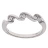 18ct White Gold 0.15ct Brilliant Cut Diamond Trilogy Ring