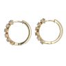 9ct Yellow Gold 0.50ct Brilliant Cut Diamond Hoop Earrings