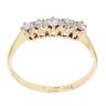 18ct Yellow Gold 0.25ct Brilliant Cut Diamond Half Eternity Ring