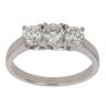 18ct Yellow Gold 1.15ct Brilliant Cut Diamond Trilogy Ring