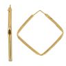 22ct Yellow Gold Square Hoop Earrings