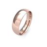 18ct Rose Gold Traditional Court Wedding Band 6mm