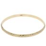 14ct Yellow Gold Patterned Lines Bangle