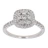 18ct White Gold 0.60ct Brilliant Cut Diamond Cluster Ring