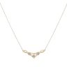 9ct Yellow Gold 0.02ct Diamond Pendant And Chain 18"