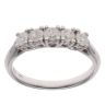 18ct White Gold 0.65ct Brilliant Cut Diamond Five Stone Ring