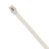14ct Yellow Gold Monaco Cubic Zirconia Pave Bracelet 8"