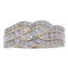 9ct Yellow Gold 0.75ct Brilliant Cut Diamond Fancy Ring