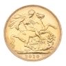 1910 Edward VII Large Head UK Full Sovereign Coin