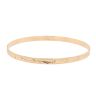 9ct Yellow Gold Star and Leaf Patterned Bangle