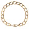 9ct Yellow Gold Curb Bracelet 9"