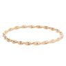 9ct Yellow Gold Twist Patterned Bangle