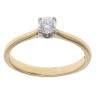 18ct Yellow Gold 0.33ct Brilliant Cut Diamond Solitaire Ring