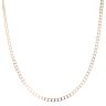 9ct Yellow Gold Square Curb Chain 18"