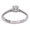 18ct White Gold 0.50ct Brilliant Cut Diamond Solitaire Ring