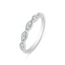 9ct White Gold 0.15ct Natural Diamond Eternity Ring
