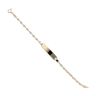 14ct Yellow Gold Child's ID 5.5" Bracelet