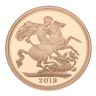 2019 Elizabeth II Fifth Portrait  UK Full Sovereign Coin Proof Boxed