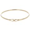 9ct Yellow Gold Fancy Hinged Bangle