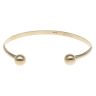 9ct Yellow Gold Plain Torque Bangle