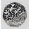 1994 Elizabeth II D-Day Landings Commemorative 50 Pence Coin