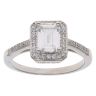 Silver Cubic Zirconia Cluster Ring By Icesia