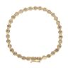 18ct Yellow Gold 2.25ct Brilliant Cut Diamond Tennis Bracelet 7"