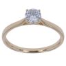 9ct Yellow Gold 0.50ct Brilliant Cut Lab Grown Diamond Solitaire Ring