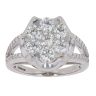 18ct White Gold 1.69ct Brilliant Cut Diamond Cluster Ring