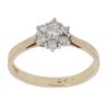 9ct Yellow Gold 0.25ct Brilliant Cut Diamond Cluster Ring
