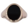 9ct Yellow Gold Onyx Signet Ring