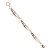 9ct Yellow Gold Patterned Swirl Bracelet 7.5"