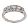 14ct White Gold 0.69ct Brilliant Cut Diamond Five Stone Ring