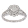 18ct White Gold 1.00ct Brilliant Cut Diamond Cluster Ring