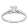 14ct White Gold 0.35ct Princess Cut Diamond Solitaire Ring