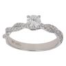 18ct White Gold 0.63ct Brilliant Cut Diamond Solitaire Ring