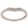 9ct Yellow Gold 0.05ct Diamond Wishbone Ring
