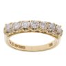 18ct Yellow Gold 0.50ct Brilliant Cut Diamond Seven Stone Ring