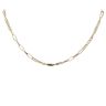 14ct Yellow Gold Barleycorn And Belcher 24" Chain