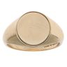 9ct Yellow Gold Plain Signet Ring