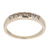 9ct Yellow Gold 0.25ct Brilliant Cut Champagne Diamond Half Eternity Ring
