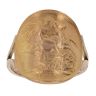 9ct Yellow Gold 1915 George V Full Sovereign Coin Ring