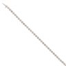14ct White Gold 4.00ct Diamond Tennis Bracelet 7"
