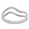 Silver Wave Ring By Icesia