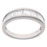 18ct White Gold 1.25ct Baguette Cut Diamond Half Eternity Ring