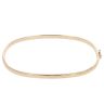 9ct Yellow Gold Patterned Square Bangle