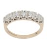 9ct Yellow and White Gold 0.25ct Brilliant Cut Diamond Eternity Ring
